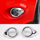 2Pc For 12-14 Ford Focus 3 Mk3 Chrome Front Fog Light Cover Trim Bezel Ri KJO