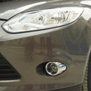 2Pc For 12-14 Ford Focus 3 Mk3 Chrome Front Fog Light Cover Trim Bezel Ri KJO