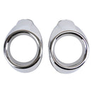 2Pc For 12-14 Ford Focus 3 Mk3 Chrome Front Fog Light Cover Trim Bezel Ri KJO