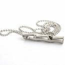 Stainless Steel Emergency Survival Whistle Mini Outdoor Camping Hiking Whi YVW