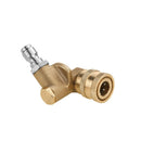 High Pressure Water Gun Connector 90 Degree Adjustable 5 Gear Angle Nozzle RJL