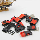 Motorcycle Bike ATV Helmet Chin Strap Speed Clip 3Pc Quick Release Buck OTC