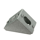 20pcs 20x20mm Gray Aluminum L Shaped Brace Corner Joint Right Angle Bracket XBS