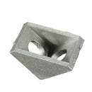 20pcs 20x20mm Gray Aluminum L Shaped Brace Corner Joint Right Angle Bracket CZW