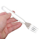 4Pcs Stainless Steel Fork Spoon Cutter Opener Set Kit Cutlery For Camping