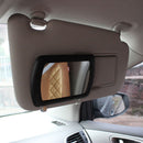1Pc New Black Clip on Car Sun Visor Vanity Mirror Sun-shading Cosmetic Mirror