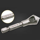 3pcs Countersink Drill Bit Set Deburring Metal Wood Working Plastic Hex WHP