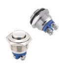 2x Waterproof Push Button Switch 16mm 3A/250V Metal Momentary Horn Self ZYM