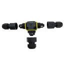 IP68 Waterproof Electrical Cable Wire 3 Pin Connector Outdoor Plug Socket TNI