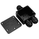 3 Way Plastic Waterproof Electrical Junction Box Cable Wire Connector IP6 DOV