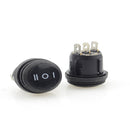 3pcs 3Pin ON-OFF-ON 3 Position Snap Boat Car Rocker Switch 6A/250v 440v Ac PMJ