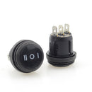 3pcs 3Pin ON-OFF-ON 3 Position Snap Boat Car Rocker Switch 6A/250v 440v Ac PMJ