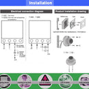 AC220V 50Hz LED Sound Light Operated Switch Energy Sensor Voice Control La JCK