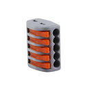 10Pcs 5 Way Reusable Spring Lever Terminal Block Cable Wire Connector N OPV