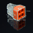 100x  4 Holes 773-104 Electrical Push Connector Wire Cable Block Terminal CNA