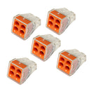 100x  4 Holes 773-104 Electrical Push Connector Wire Cable Block Terminal CNA
