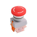 4Pcs Self-Locking Emergency Stop Mushroom Push Button Switch Red LAY37-01ZS