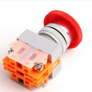 4Pcs Self-Locking Emergency Stop Mushroom Push Button Switch Red LAY37-01ZS