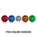 2x Round LED Digital Display Voltage Meter Ampermeter Monitor Indicator 60 UPE