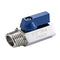 1/2" NPT, Stainless Steel 304 Mini Ball Valve Female X Male Brewing Ball Valve Y