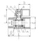 1/2" NPT, Stainless Steel 304 Mini Ball Valve Female X Male Brewing Ball Valve g