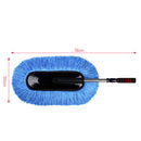 Microfiber Telescoping Car Wash Body Duster Brush Dust Mop Cleaning KIQ