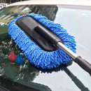 Microfiber Telescoping Car Wash Body Duster Brush Dust Mop Cleaning KIQ