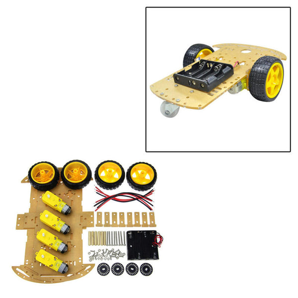 4-wheel Smart Robot Car Chassis Kits Chassis Auto accessories For Ardui WOA MET