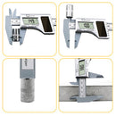 Solar Power Digital Vernier Caliper Electronic LCD Gauge Micrometer To KNK