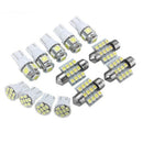 13pcs T10 5050 5SMD T10 1206 8SMD 3528 12SMD LED Car Interior Light Readin ULE