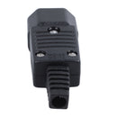 Black IEC-320 C14 Male Plug AC Power Inlet Socket Connector 250V 10A/1 HNP