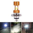 1PC H4 LED 3 COB Motorcycle Headlight Bulb 2000LM 6000K 12V Hi/Lo Beam QBX