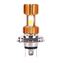 1PC H4 LED 3 COB Motorcycle Headlight Bulb 2000LM 6000K 12V Hi/Lo Beam QBX