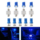 13x Canbus LED Car Interior Inside Light Dome Trunk Map License Plate Lamp SMW