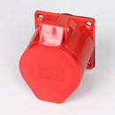 Red 380V 32A 4-PIN Industrial Plug Or Sockets ZZ324 Industrial Waterproo OZL