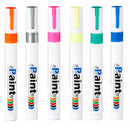 6x Motorcycle Tread Marking Cool Car Paint Tire Pen Marker White Tyre Wate GFP