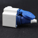 2pcs ZZ012 16A 220V 2-Pin Trailing Socket Plug Low Voltage 2P Waterpro QGH