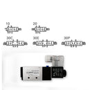 Solenoid Valve 4V210-08 5 Way 2 Position Pneumatic Air 1/4 New zxc