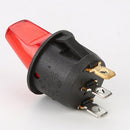 3PCS LED Round12V 3-Pin On Off Rocker Switch Waterproof Auto Boat Ship Ty GOH
