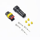 10PCS 2P HID Male And Female Connectors Plug Automotive Car Waterproof Socket qw