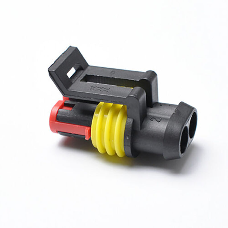 10PCS 2P HID Male And Female Connectors Plug Automotive Car Waterproof Socket qw