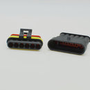 4PCS Kits 6 Pins Way Car Auto Sealed Waterproof Electrical Wire Connecto RWA