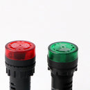 3x 220V/380V/110V/36V ADD-22SM LED Flash Alarm Indicator Signal Lamp wit VCD