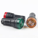 3x 220V/380V/110V/36V ADD-22SM LED Flash Alarm Indicator Signal Lamp wit VCD
