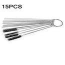 15pc Car Motorcycle Carburetor Cleaning Needles brushes Dirt Jet Remove Tool Kit