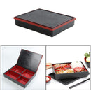 5 Slots Japanese Style Bento Lunch Box Sushi Storage Box Food Dinner Container g