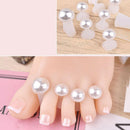 8pcs/Set Toe Separator Silicone Flower Diamond Foot Nail Art Tools Pedicu YLM