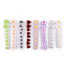 DIY 8pcs/Set Toe Separator Silicone Flower Diamond Foot Nail Art Tools Pedicure
