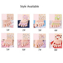 DIY 8pcs/Set Toe Separator Silicone Flower Diamond Foot Nail Art Tools Pedicure