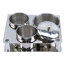 Women Manicure Crystal Liquid Powder Container Cup Stainless Steel Can Tool fsa